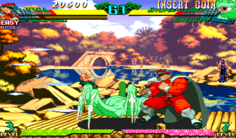 Marvel Super Heroes Vs. Street Fighter (Japan 970702) Screenthot 2